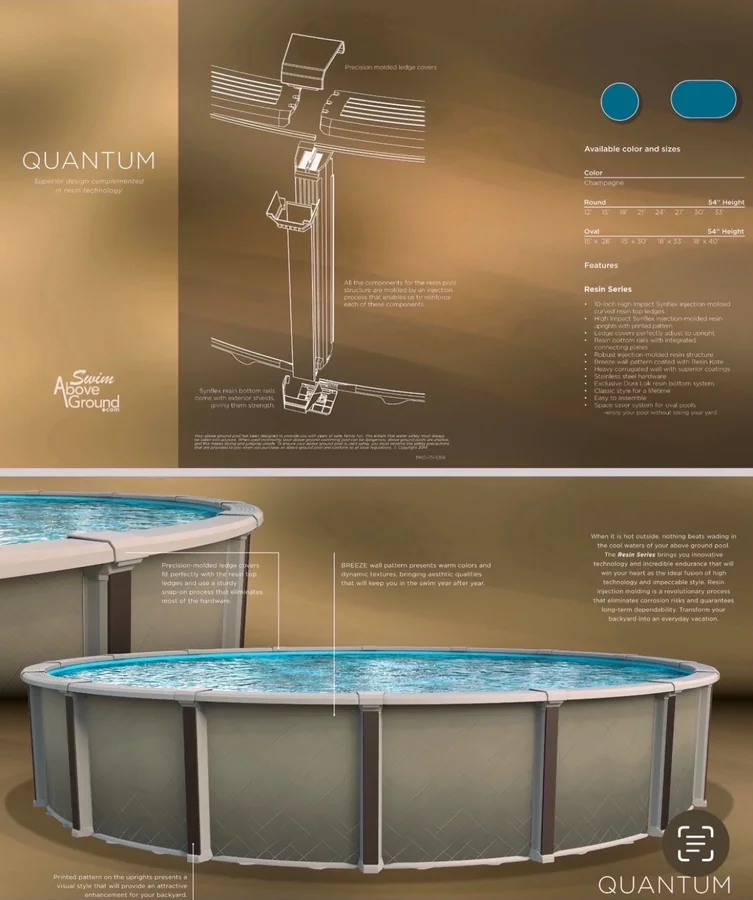 24' Quantum Aqua Leader Pool