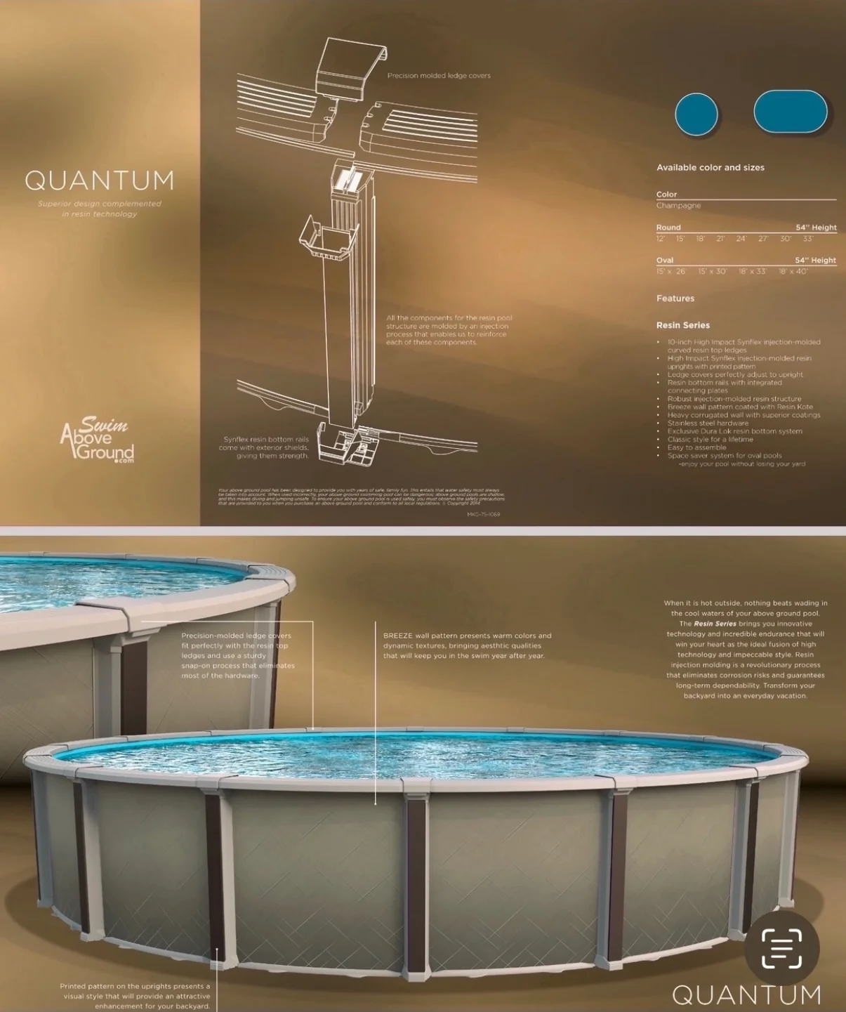 24' Quantum Aqua Leader Pool