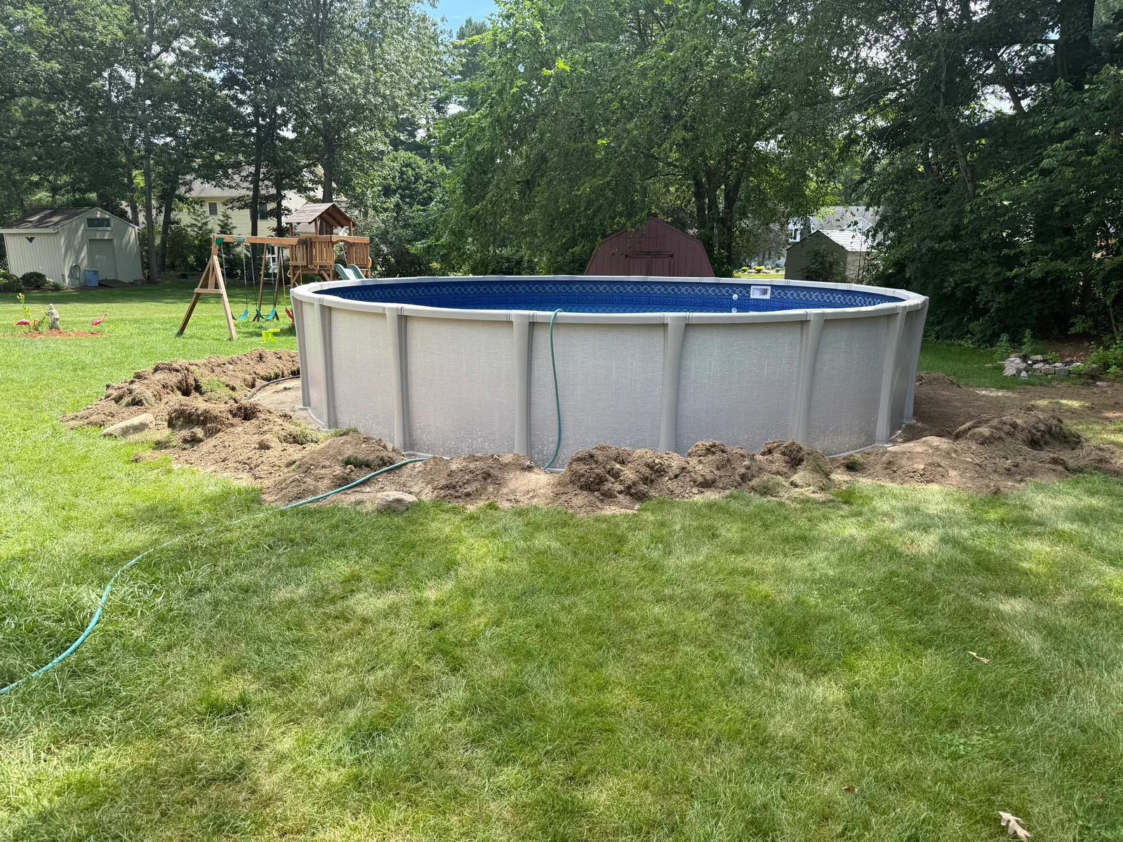24' Round Above Ground Pool