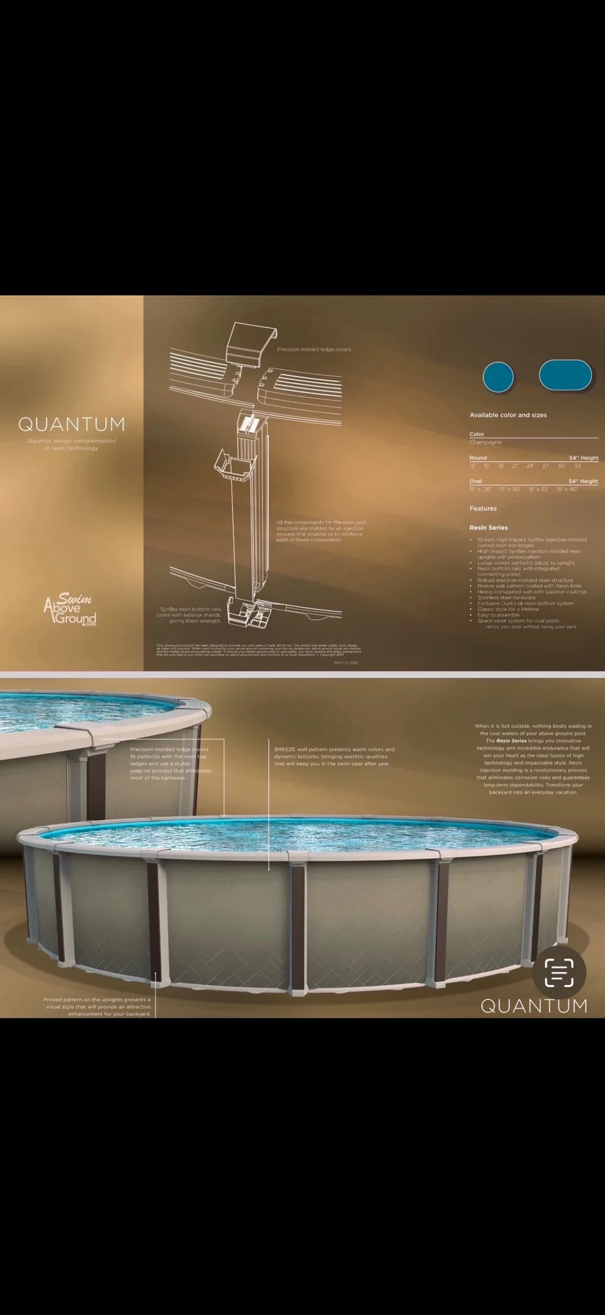 Quantum Resin Swimming Pool